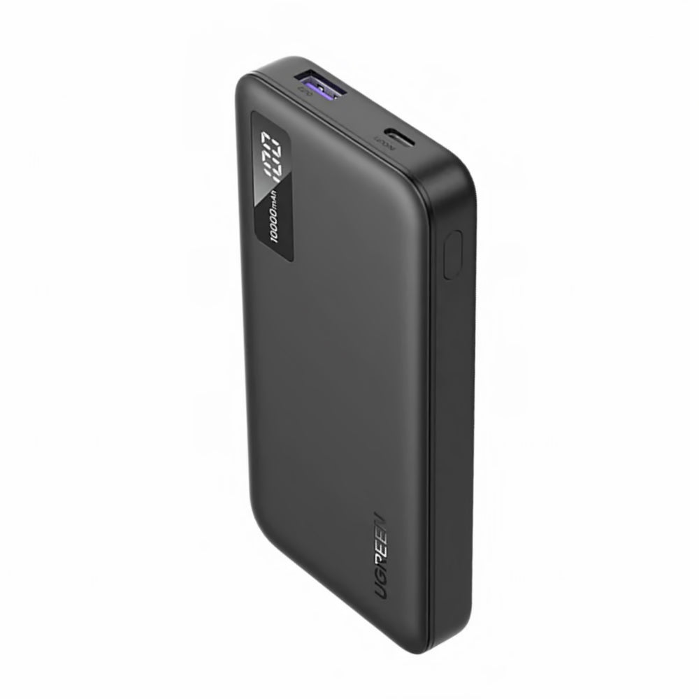 UGREEN PB311 Εξωτερική μπαταρία, 10000mAh, 22,5W, QC + PD, 1 x USB-C - 2 x USB-A, Μαύρο