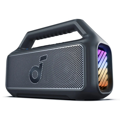 Φορητό ηχείο Bluetooth Anker SoundCore Boom 2, 80W, RGB, αδιάβροχο, μαύρο A3138011 
